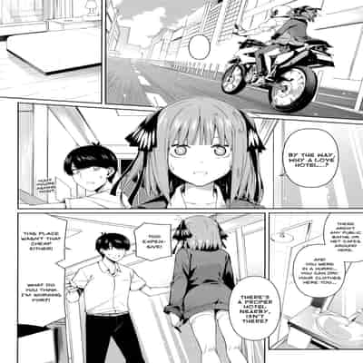 (C97) [Bad Mushrooms (Chicke III, 4why)] Nibun no Yuudou Half Seduction (Gotoubun no Hanayome) [English]