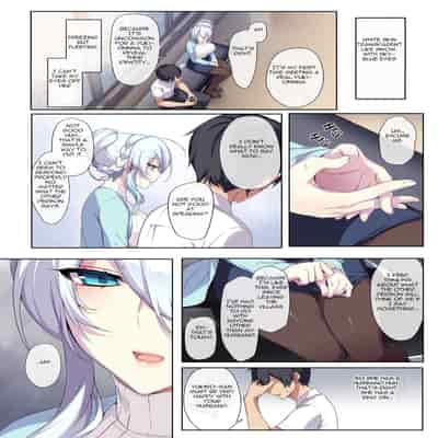 [Puu no Puupuupuu (Puuzaki Puuna)] Hitozukiai ga Nigate na Miboujin no Yukionna-san to Noroi no Yubiwa [English]