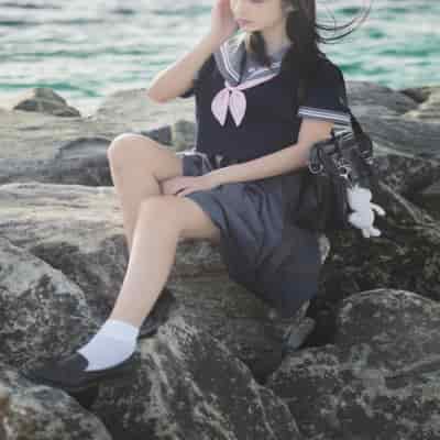 南桃Momoko - 学生制服
