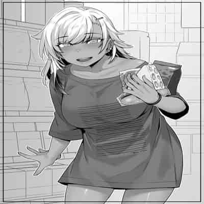 [葉っぱ屋] オタク君の事が大好きな褐色ギャルの話 (オリジナル)